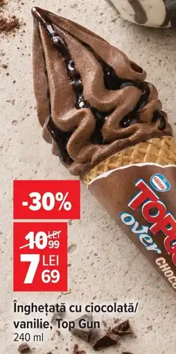 Carrefour Market Inghețată cu ciocolată/vanilie Top Gun Ofertă