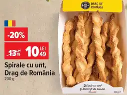 Carrefour Drag de România spirale cu unt Ofertă