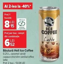 Carrefour Hell ice coffee bautura Ofertă