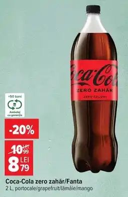 Carrefour Coca-Cola zero zahăr Fanta Ofertă