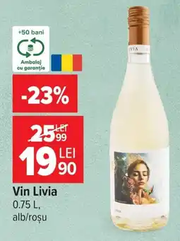 Carrefour Vin Livia Ofertă