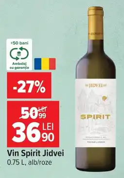 Carrefour Vin Spirit Jidvei Ofertă