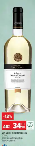Carrefour Vin Domeniile Davidescu Ofertă