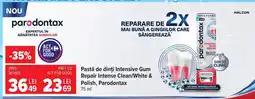 Carrefour Parodontax pastă de dinți Intensive Gum Repair Intense Clean/White & Polish Ofertă