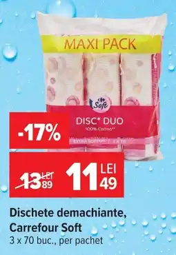 Carrefour Carrefour Soft dischete demachianta Ofertă