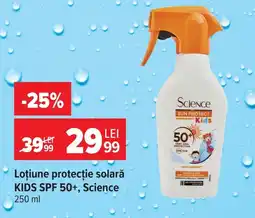 Carrefour Science loțiune protecție solară kids Ofertă