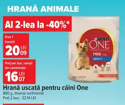 Carrefour One hrană uscată pentru câini Ofertă