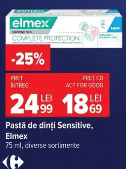 Carrefour Elmex pastă de dinți sensitive Ofertă