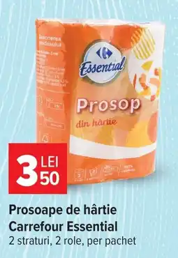 Carrefour Carrefour Essential prosoape de hârtie Ofertă