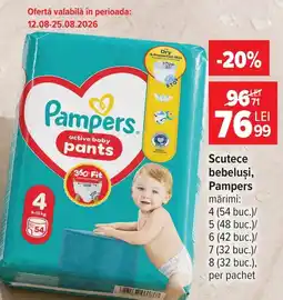 Carrefour Market Pampers active baby pants Ofertă