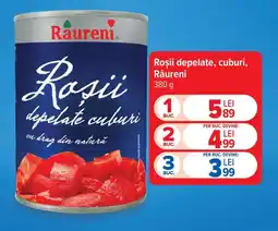 Carrefour Market Râureni roșii depelate cuburi Ofertă
