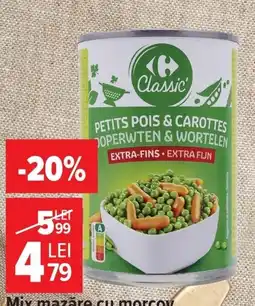Carrefour Market Classic mix mazăre cu morcov Ofertă