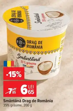 Carrefour Market Smântână Drag de România Ofertă