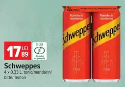 Carrefour Market Schweppes tonic mandarin bitter lemon Ofertă