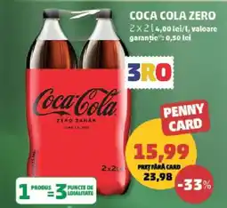 Penny Coca-Cola zero Ofertă
