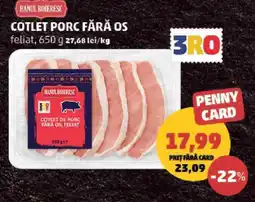 Penny Cotlet Porc Fără Os Ofertă