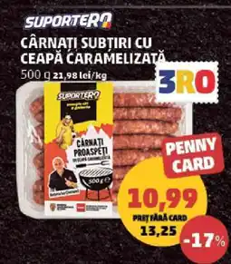 Penny Cârnați subțiri cu ceapă caramelizată Ofertă