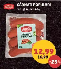 Penny Cârnați Populari Ofertă