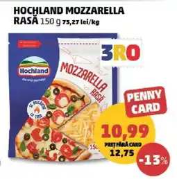 Penny HOCHLAND Mozzarella rasă Ofertă