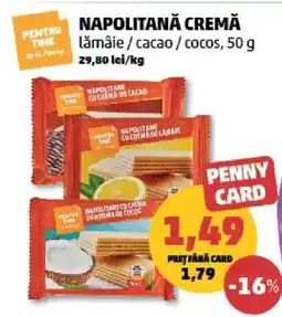 Penny NAPOLITANĂ CREMĂ Ofertă