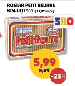 Penny ROSTAR PETIT BEURRE BISCUITI 300 g Ofertă