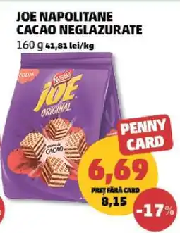 Penny Joe Napolitane Cacao Neglazurate Ofertă