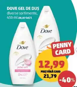 Penny DOVE Gel de duș Ofertă