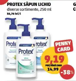 Penny PROTEX SĂPUN LICHID Ofertă