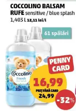 Penny COCCOLINO BALSAM RUFE sensitive/blue splash Ofertă