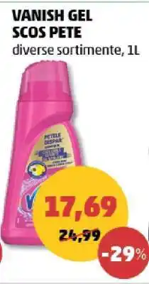 Penny VANISH GEL SCOS PETE Ofertă