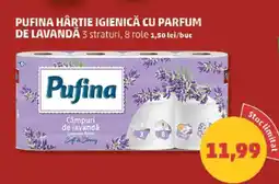 Penny Pufina Hârtie Igienică cu Parfum de Lavandă Ofertă