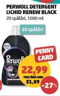Penny PERWOLL DETERGENT LICHID RENEW BLACK Ofertă