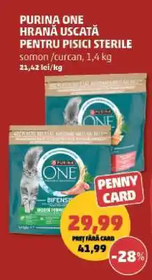 Penny Purina One Hrană uscată pentru pisici sterile Ofertă