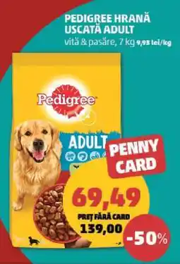 Penny PEDIGREE HRANĂ USCATA ADULT Ofertă