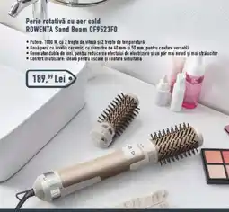 Carrefour Perie rotativă cu aer cald ROWENTA Sand Beam CF9523F0 Ofertă