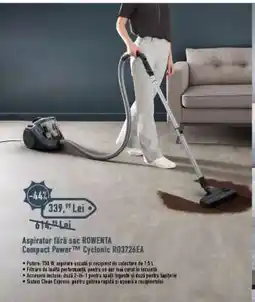 Carrefour Aspirator fără sac ROWENTA Compact Power Cyclonic RO3726EA Ofertă