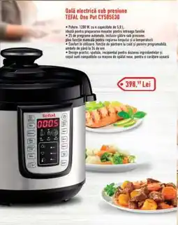 Carrefour Oală electrică sub presiune TEFAL One Pot CY505E30 Ofertă