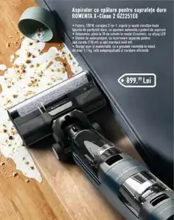 Carrefour Aspirator cu spălare pentru suprafețe dure ROWENTA X-Clean 2 GZ2251EO Ofertă