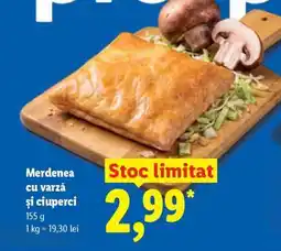 Lidl Merdenea cu varză și ciuperci Ofertă