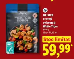 Lidl DELUXE Creveți eviscerați White Tiger Ofertă