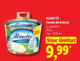 Lidl ALMETTE Cremă de brânză Ofertă