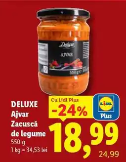 Lidl DELUXE Ajvar Zacuscă de legume Ofertă