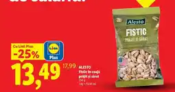 Lidl Alesto Fistic în coajă, prăjit și sărat Ofertă