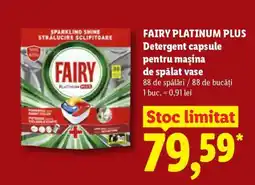 Lidl FAIRY Platinum Plus Ofertă