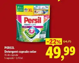 Lidl PERSIL Detergent capsule color Ofertă