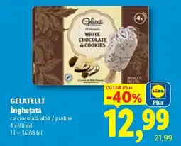 Lidl Gelatelli Înghețată Ofertă