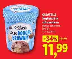 Lidl Gelatelli Înghețată în stil american Ofertă