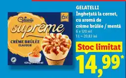 Lidl Gelatelli Înghețată la cornet Ofertă