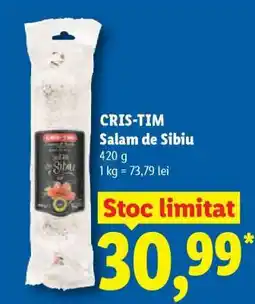 Lidl CRIS-TIM Salam de Sibiu Ofertă