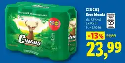 Lidl CIUCAŞ Bere blondă Ofertă